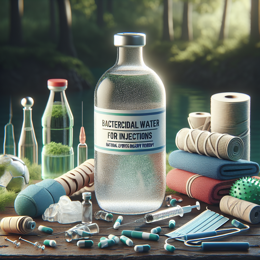 Acqua battericida per iniezioni: un rimedio naturale per gli infortuni sportivi