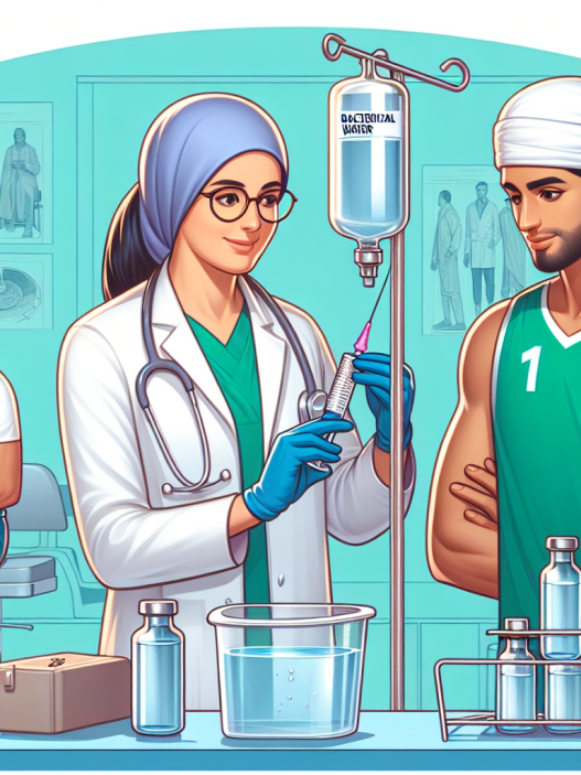 L'importanza dell'acqua battericida per iniezioni nel recupero degli atleti